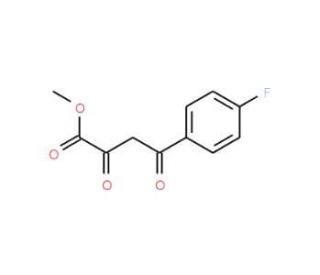 methyl 4-(4-fluorophenyl)-2,4-dioxobutanoate (CAS 39757-34-1) - chemical structure image
