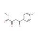 methyl 4-(4-fluorophenyl)-2,4-dioxobutanoate (CAS 39757-34-1) - chemical structure image