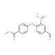 Methyl 4-(4-formyl-2-nitrophenoxy)-benzenecarboxylate - chemical structure image