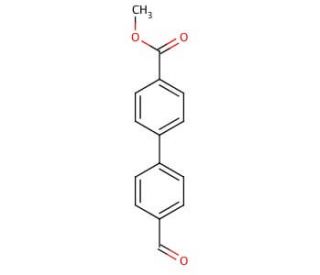 Methyl 4-(4-formylphenyl)benzoate (CAS 70916-89-1) - chemical structure image