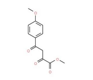 Methyl 4-(4-methoxyphenyl)-2,4-dioxobutanoate (CAS 39757-31-8) - chemical structure image