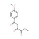 Methyl 4-(4-methoxyphenyl)-2,4-dioxobutanoate (CAS 39757-31-8) - chemical structure image