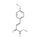 Methyl 4-(4-methoxyphenyl)-2-oxo-3-butenoate (CAS 105213-31-8) - chemical structure image