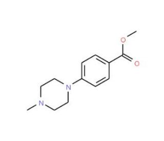 Methyl 4-(4-methylpiperazino)benzenecarboxylate (CAS 354813-14-2) - chemical structure image