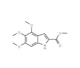 methyl 4,5,6-trimethoxy-1H-indole-2-carboxylate - chemical structure image