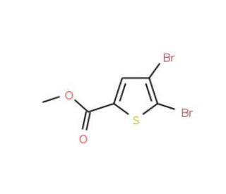 Methyl 4,5-dibromo-2-thiophenecarboxylate (CAS 62224-24-2) - chemical structure image