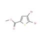 Methyl 4,5-dibromo-2-thiophenecarboxylate (CAS 62224-24-2) - chemical structure image