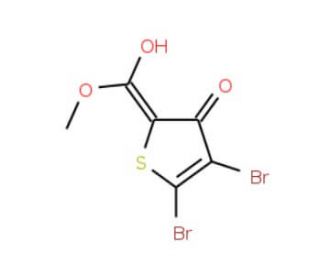 Methyl 4,5-dibromo-3-hydroxythiophene-2-carboxylate (CAS 96232-71-2) - chemical structure image