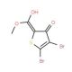 Methyl 4,5-dibromo-3-hydroxythiophene-2-carboxylate (CAS 96232-71-2) - chemical structure image
