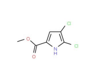 Methyl 4,5-dichloro-1H-pyrrole-2-carboxylate (CAS 1197-12-2) - chemical structure image
