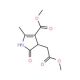 Methyl 4,5-dihydro-4-(2-methoxy-2-oxoethyl)-2-methyl-5-oxo-1H-pyrrole-3-carboxylate (CAS 77978-74-6) - chemical structure ima