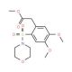 Methyl [4,5-Dimethoxy-2-(morpholine-4-sulfonyl)-phenyl]-acetate - chemical structure image