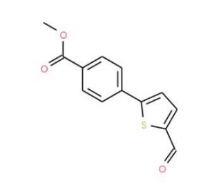Methyl 4-(5-formyl-2-thienyl)benzenecarboxylate - chemical structure image