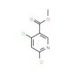Methyl 4,6-dichloropyridine-3-carboxylate (CAS 65973-52-6) - chemical structure image