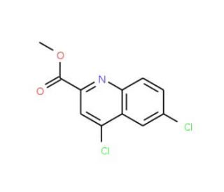 Methyl 4,6-dichloroquinoline-2-carboxylate (CAS 848501-96-2) - chemical structure image