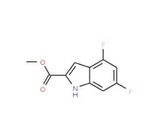 methyl 4,6-difluoro-1H-indole-2-carboxylate - chemical structure image