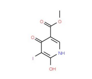 Methyl 4,6-dihydroxy-5-iodonicotinate - chemical structure image