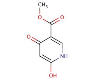 Methyl 4,6-dihydroxynicotinate (CAS 79398-27-9) - chemical structure image