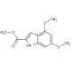 Methyl 4,6-dimethoxy-2-indolecarboxylate (CAS 105776-13-4) - chemical structure image