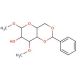 Methyl 4,6-O-Benzylidene-3-O-methyl-α-D-mannopyranoside (CAS 52260-48-7) - chemical structure image