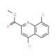 Methyl 4,8-dichloroquinoline-2-carboxylate (CAS 1020101-15-8) - chemical structure image