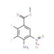 Methyl 4-Amino-2,3-difluoro-5-nitrobenzoate (CAS 284030-58-6) - chemical structure image