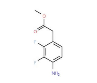 Methyl (4-Amino-2,3-difluorophenyl)acetate (CAS 192650-56-9) - chemical structure image