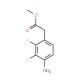 Methyl (4-Amino-2,3-difluorophenyl)acetate (CAS 192650-56-9) - chemical structure image