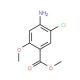 Methyl 4-Amino-5-chloro-2-methoxybenzoate - chemical structure image