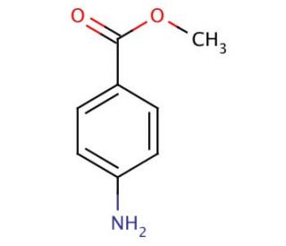 Methyl 4-aminobenzoate (CAS 619-45-4) - chemical structure image