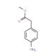 Methyl-(4-aminophenyl)acetate (CAS 39552-81-3) - chemical structure image