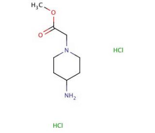 Methyl (4-aminopiperidin-1-yl)acetatedihydrochloride - chemical structure image