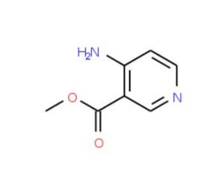 Methyl 4-aminopyridine-3-carboxylate, 4-Aminonicotinic acid methyl ester (CAS 16135-36-7) - chemical structure image