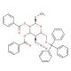 Methyl 4-Azido-2,3-di-O-benzoyl-4-deoxy-6-O-trityl-α-D-glucopyranoside (CAS 26511-50-2) - chemical structure image