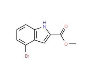 Methyl 4-bromo-1H-indole-2-carboxylate (CAS 167479-13-2) - chemical structure image