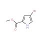Methyl 4-bromo-1H-pyrrole-2-carboxylate (CAS 934-05-4) - chemical structure image