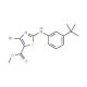 Methyl 4-bromo-2-(3-tert-butylphenylamino)thiazole-5-carboxylate - chemical structure image
