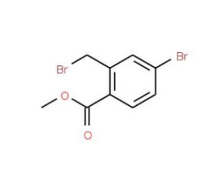 Methyl 4-bromo-2-bromomethyl-benzoate (CAS 78471-43-9) - chemical structure image