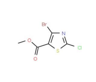 Methyl 4-Bromo-2-chlorothiazole-5-carboxylate - chemical structure image