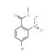 Methyl 4-bromo-2-nitrobenzoate (CAS 158580-57-5) - chemical structure image