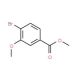 Methyl 4-bromo-3-methoxy-benzoate (CAS 17100-63-9) - chemical structure image