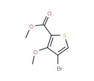 Methyl 4-bromo-3-methoxythiophene-2-carboxylate (CAS 110545-67-0) - chemical structure image