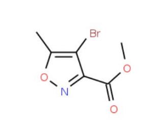 Methyl 4-bromo-5-methylisoxazole-3-carboxylate (CAS 850832-54-1) - chemical structure image