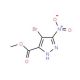 Methyl 4-bromo-5-nitro-1H-pyrazole-3-carboxylate (CAS 1187560-11-7) - chemical structure image