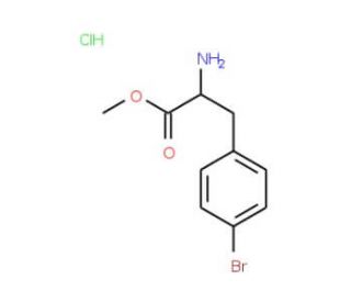 Methyl 4-bromo-L-phenylalaninate hydrochloride (CAS 99359-32-7) - chemical structure image