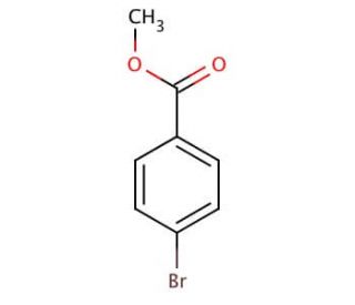 Methyl 4-bromobenzoate (CAS 619-42-1) - chemical structure image