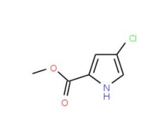 Methyl 4-chloro-1H-pyrrole-2-carboxylate (CAS 1194-96-3) - chemical structure image