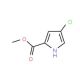 Methyl 4-chloro-1H-pyrrole-2-carboxylate (CAS 1194-96-3) - chemical structure image