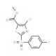 Methyl 4-chloro-2-(4-fluorophenylsulfonyl)thiazole-5-carboxylate - chemical structure image
