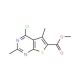 methyl 4-chloro-2,5-dimethylthieno[2,3-d]pyrimidine-6-carboxylate - chemical structure image